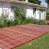 Terrasse en bois  (Padouk)